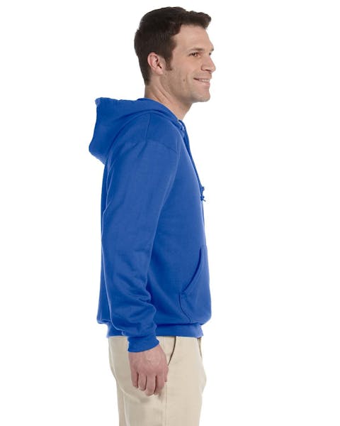 Jerzees 994MR Adult NuBlend Fleece Quarter-Zip Pullover Hooded Sweatshirt