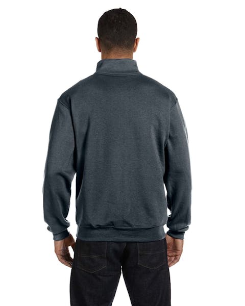 Jerzees 995M Adult NuBlend Quarter-Zip Cadet Collar Sweatshirt