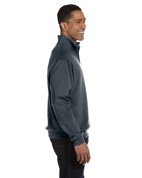 Jerzees 995M Adult NuBlend Quarter-Zip Cadet Collar Sweatshirt