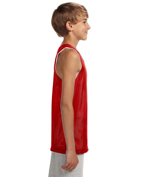 A4 N2206 Youth Reversible Mesh Tank - Ninja Transfers