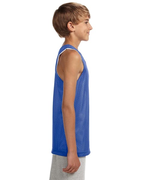 A4 N2206 Youth Reversible Mesh Tank - Ninja Transfers