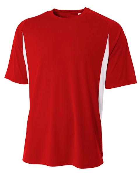 A4 N3181 Men's Cooling Performance Color Blocked T-Shirt - Ninja Transfers