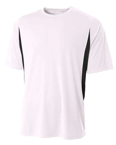 A4 N3181 Men's Cooling Performance Color Blocked T-Shirt - Ninja Transfers