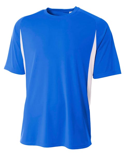 A4 N3181 Men's Cooling Performance Color Blocked T-Shirt - Ninja Transfers