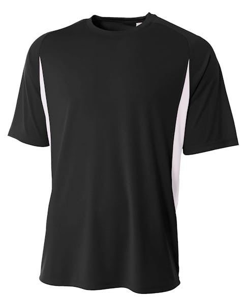 A4 N3181 Men's Cooling Performance Color Blocked T-Shirt - Ninja Transfers