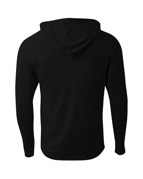 A4 N3409 Men's Cooling Performance Long-Sleeve Hooded T-shirt - Ninja Transfers