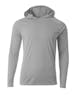 A4 N3409 Men's Cooling Performance Long-Sleeve Hooded T-shirt - Ninja Transfers