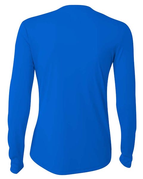 A4 NW3002 Ladies' Long Sleeve Cooling Performance Crew Shirt - Ninja Transfers