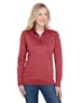 A4 NW4010 Ladies' Tonal Space-Dye Quarter-Zip - Ninja Transfers