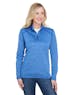 A4 NW4010 Ladies' Tonal Space-Dye Quarter-Zip - Ninja Transfers