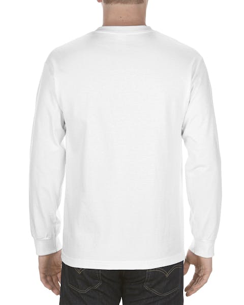 Alstyle AL1904 Adult 5.1 oz., 100% Soft Spun Cotton Long-Sleeve T-Shirt - Ninja Transfers