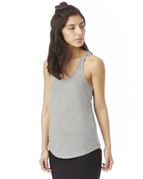 Alternative 04031C1 Ladies' Shirttail Satin Jersey Tank - Ninja Transfers