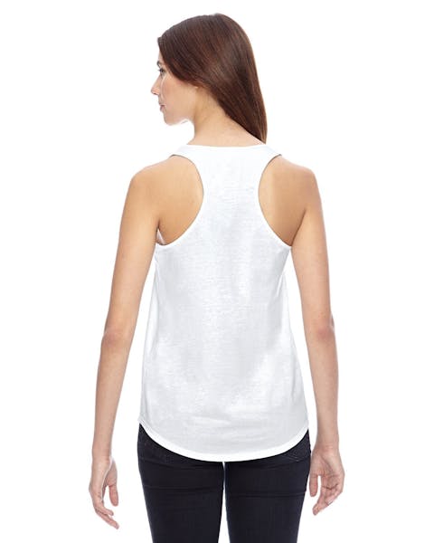 Alternative 04031C1 Ladies' Shirttail Satin Jersey Tank - Ninja Transfers