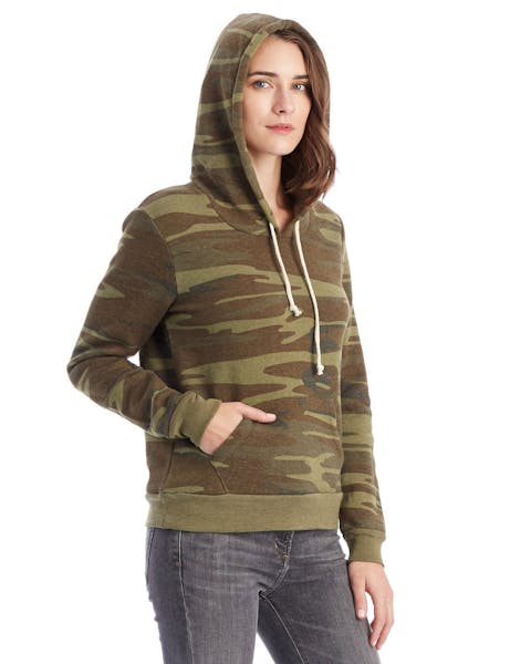 Alternative 09596F2 Ladies' Athletics Eco-Fleece Hoodie - Ninja Transfers