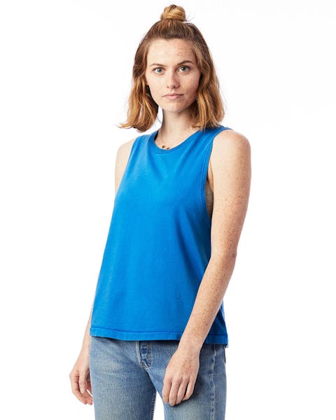 Alternative 1016CG Ladies' Heavy Wash Muscle Tank - Ninja Transfers