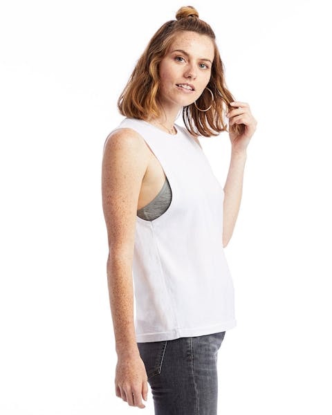 Alternative 1016CG Ladies' Heavy Wash Muscle Tank - Ninja Transfers