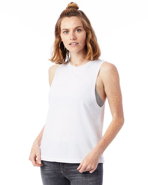 Alternative 1016CG Ladies' Heavy Wash Muscle Tank - Ninja Transfers