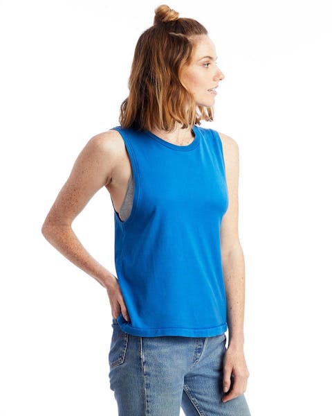 Alternative 1016CG Ladies' Heavy Wash Muscle Tank - Ninja Transfers