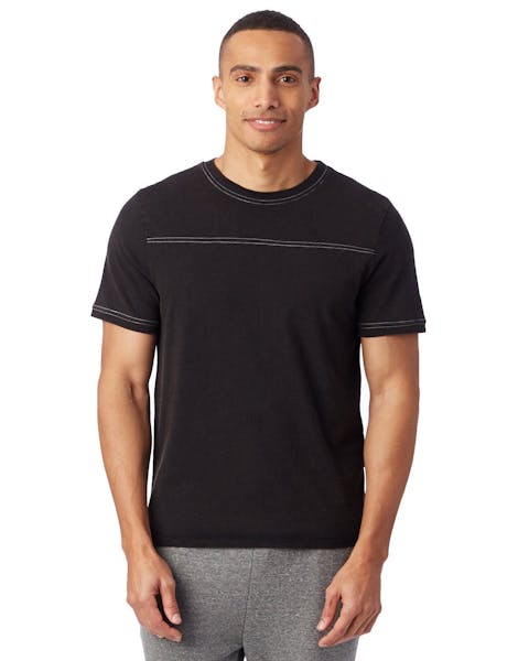 Alternative 1054CG Men's Heavy Wash Football T-Shirt - Ninja Transfers