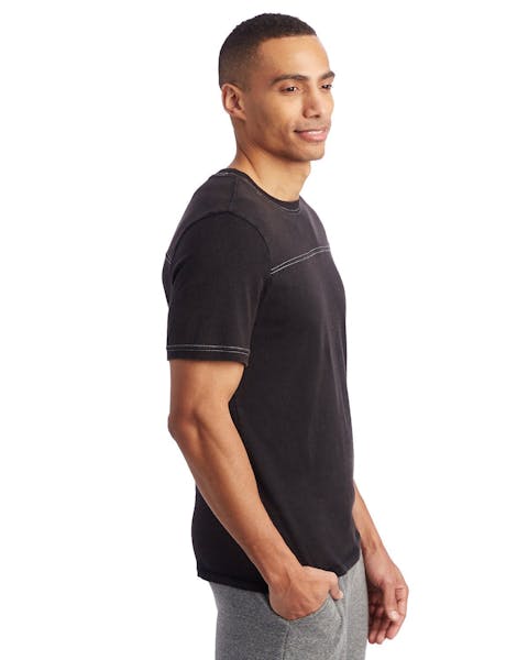 Alternative 1054CG Men's Heavy Wash Football T-Shirt - Ninja Transfers