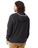 Alternative 43251RT Adult Quarter Zip Fleece Hooded Sweatshirt - Ninja Transfers