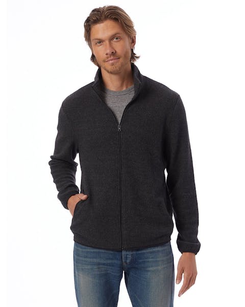 Alternative 43262RT Adult Full Zip Fleece Jacket - Ninja Transfers