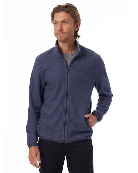 Alternative 43262RT Adult Full Zip Fleece Jacket - Ninja Transfers