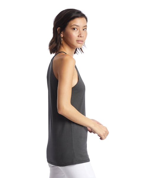 Alternative 6096S1 Ladies' Slub Sporty Tank - Ninja Transfers