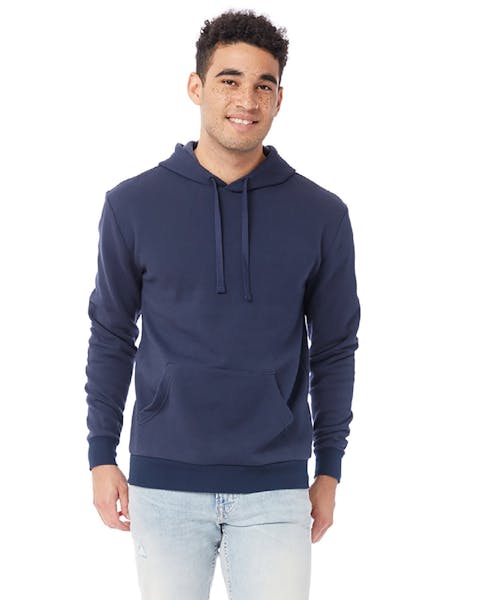 Alternative 8804PF Adult Eco Cozy Fleece Pullover Hooded Sweatshirt - Ninja Transfers