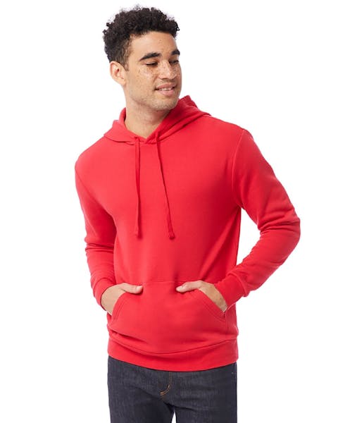 Alternative 8804PF Adult Eco Cozy Fleece Pullover Hooded Sweatshirt - Ninja Transfers