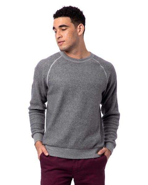 Alternative 9575RT Men's Champ Eco Teddy Sweatshirt - Ninja Transfers