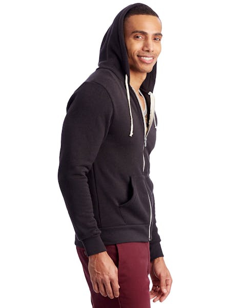 Alternative AA9590 Men's Rocky Eco-Fleece Zip Hoodie - Ninja Transfers