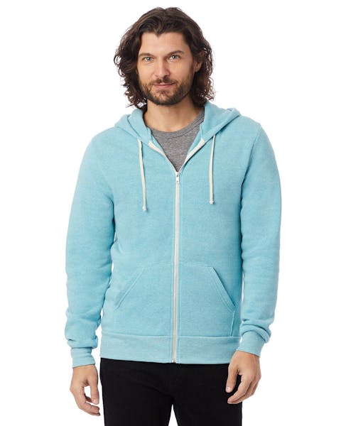 Alternative AA9590 Men's Rocky Eco-Fleece Zip Hoodie - Ninja Transfers