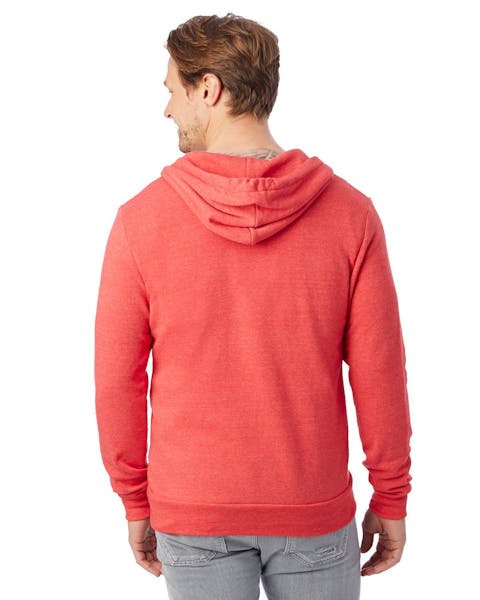 Alternative AA9590 Men's Rocky Eco-Fleece Zip Hoodie - Ninja Transfers