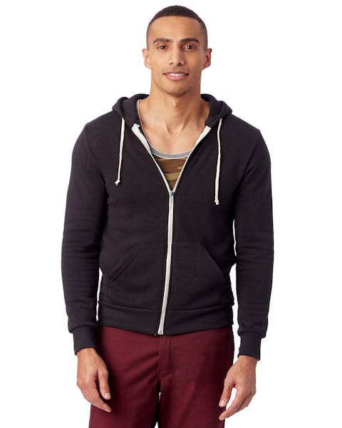 Alternative AA9590 Men's Rocky Eco-Fleece Zip Hoodie - Ninja Transfers