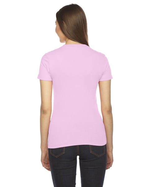 American Apparel 2102W Ladies' Fine Jersey Short-Sleeve T-Shirt - Ninja Transfers