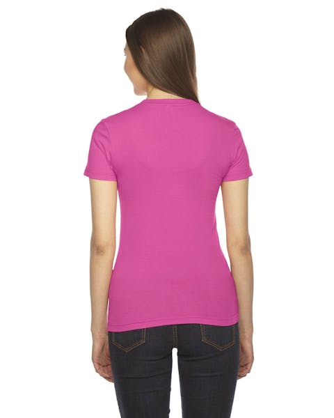 American Apparel 2102W Ladies' Fine Jersey Short-Sleeve T-Shirt - Ninja Transfers