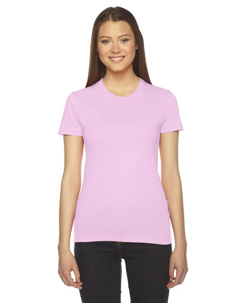 American Apparel 2102W Ladies' Fine Jersey Short-Sleeve T-Shirt - Ninja Transfers