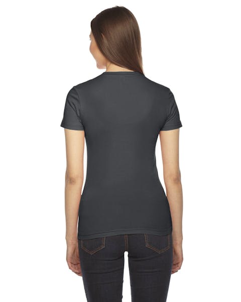 American Apparel 2102W Ladies' Fine Jersey Short-Sleeve T-Shirt - Ninja Transfers