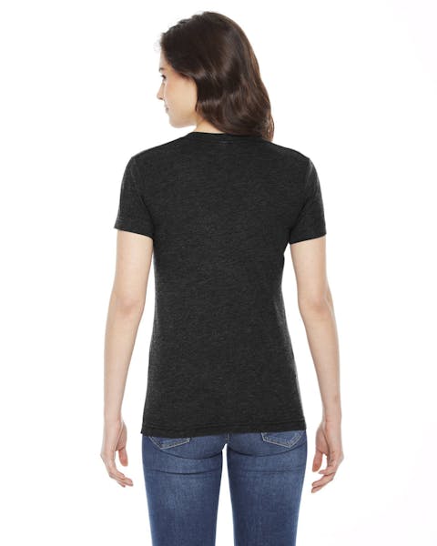 American Apparel BB301W Ladies' Poly-Cotton Short-Sleeve Crewneck - Ninja Transfers