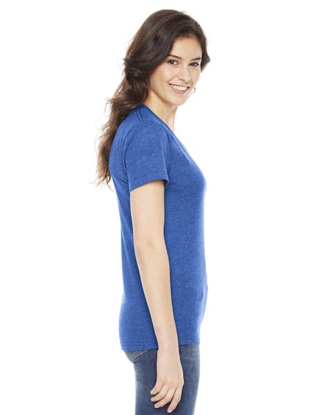 American Apparel BB301W Ladies' Poly-Cotton Short-Sleeve Crewneck - Ninja Transfers