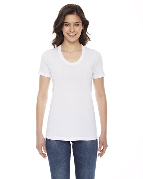 American Apparel BB301W Ladies' Poly-Cotton Short-Sleeve Crewneck - Ninja Transfers