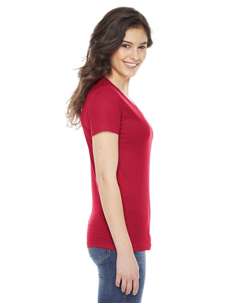 American Apparel BB301W Ladies' Poly-Cotton Short-Sleeve Crewneck - Ninja Transfers