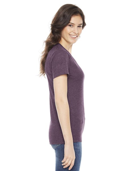 American Apparel BB301W Ladies' Poly-Cotton Short-Sleeve Crewneck - Ninja Transfers