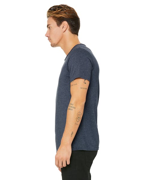 Bella + Canvas B3014 Men's Jersey Raw Neck T-Shirt