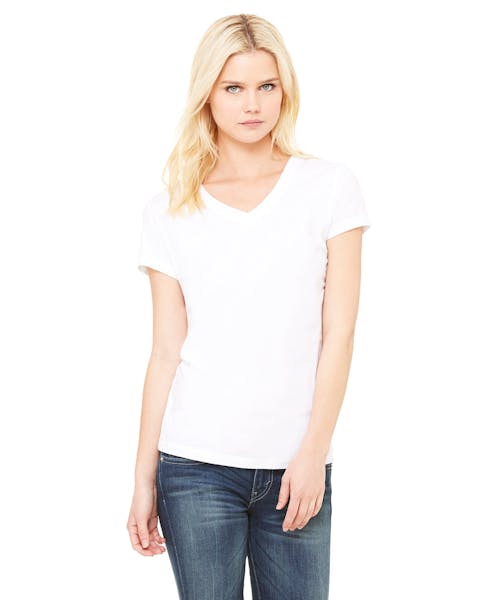 Bella + Canvas B6005 Ladies' Jersey Short-Sleeve V-Neck T-Shirt