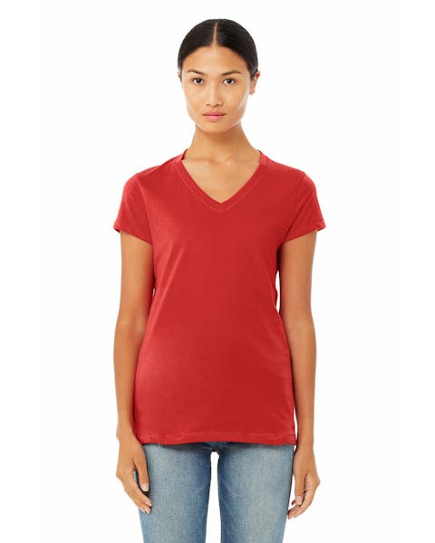 Bella + Canvas B6005 Ladies' Jersey Short-Sleeve V-Neck T-Shirt