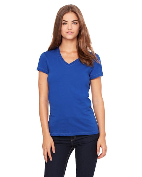 Bella + Canvas B6005 Ladies' Jersey Short-Sleeve V-Neck T-Shirt