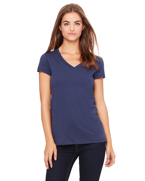 Bella + Canvas B6005 Ladies' Jersey Short-Sleeve V-Neck T-Shirt