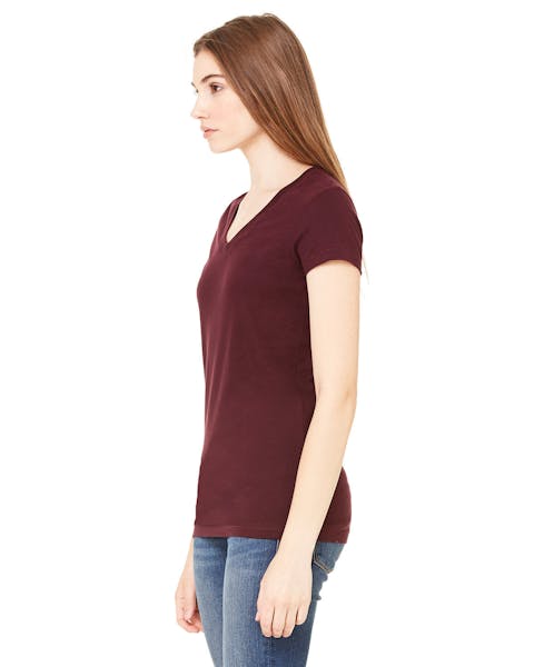 Bella + Canvas B6005 Ladies' Jersey Short-Sleeve V-Neck T-Shirt